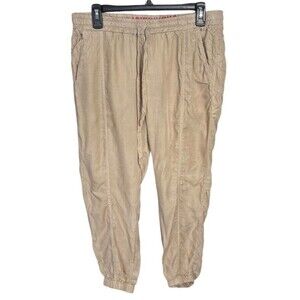 Johnny Was Beige Ramble Pants Uni Sex Size Small‎ Boho Lagenlook